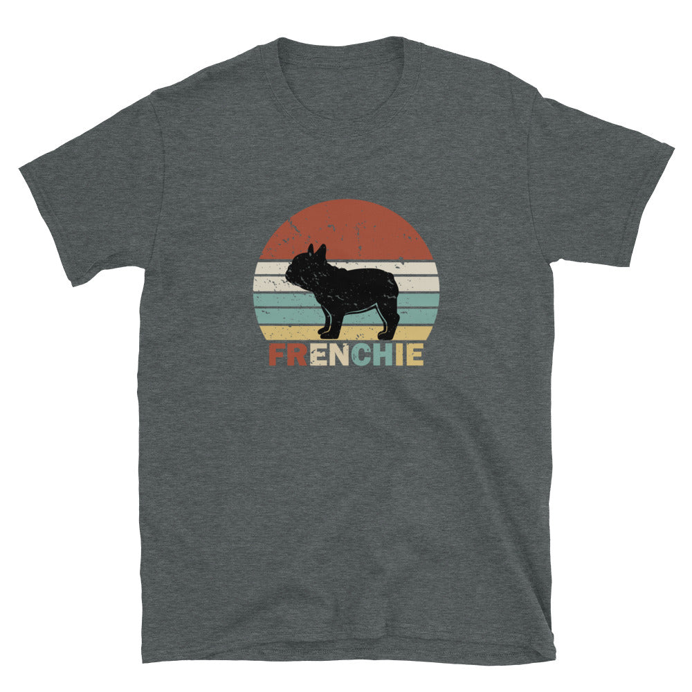 French Bulldog Frenchie  T-Shirt Colour Grey Tee